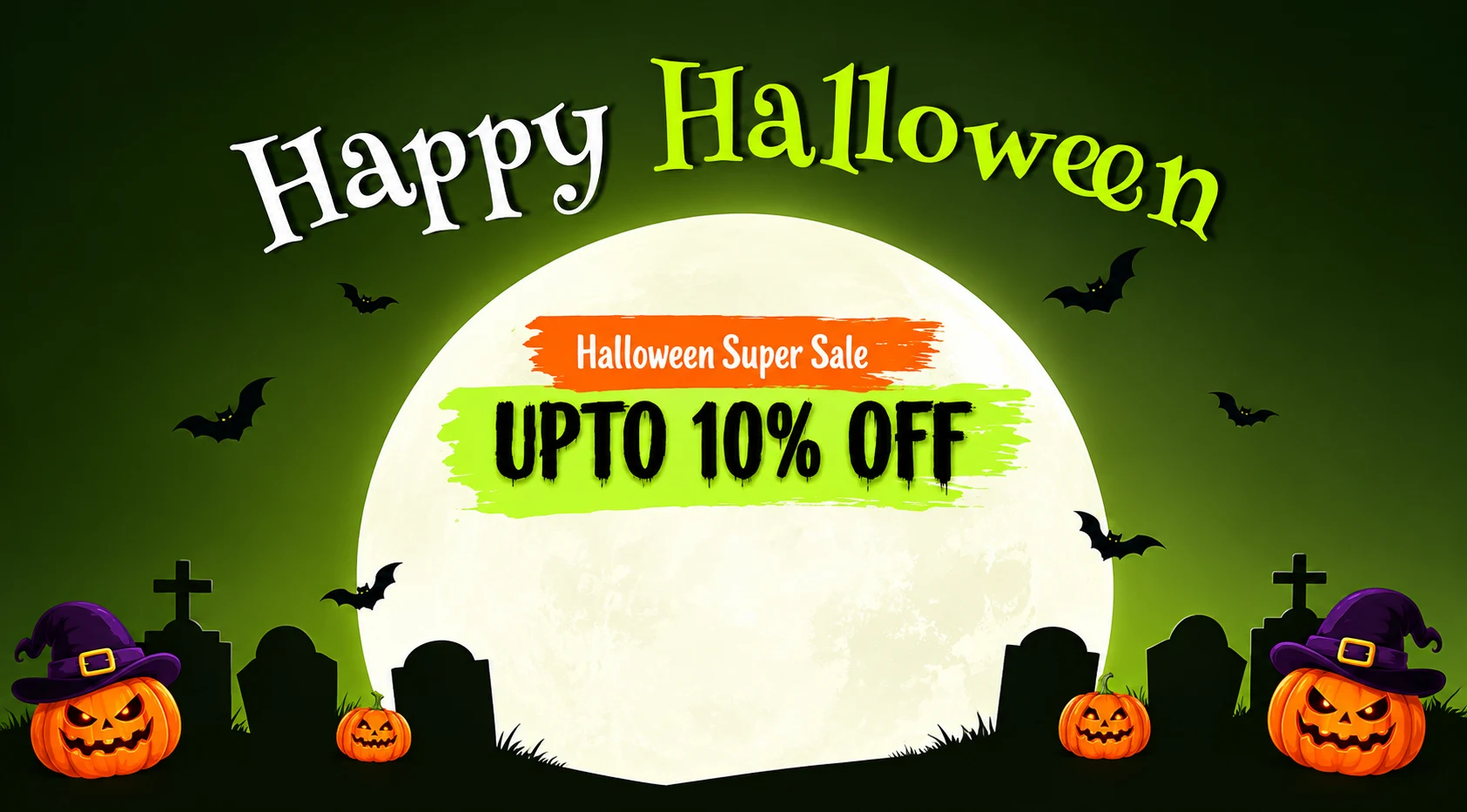 Happy Halloween – Halloween Super Sale, up to 10% off