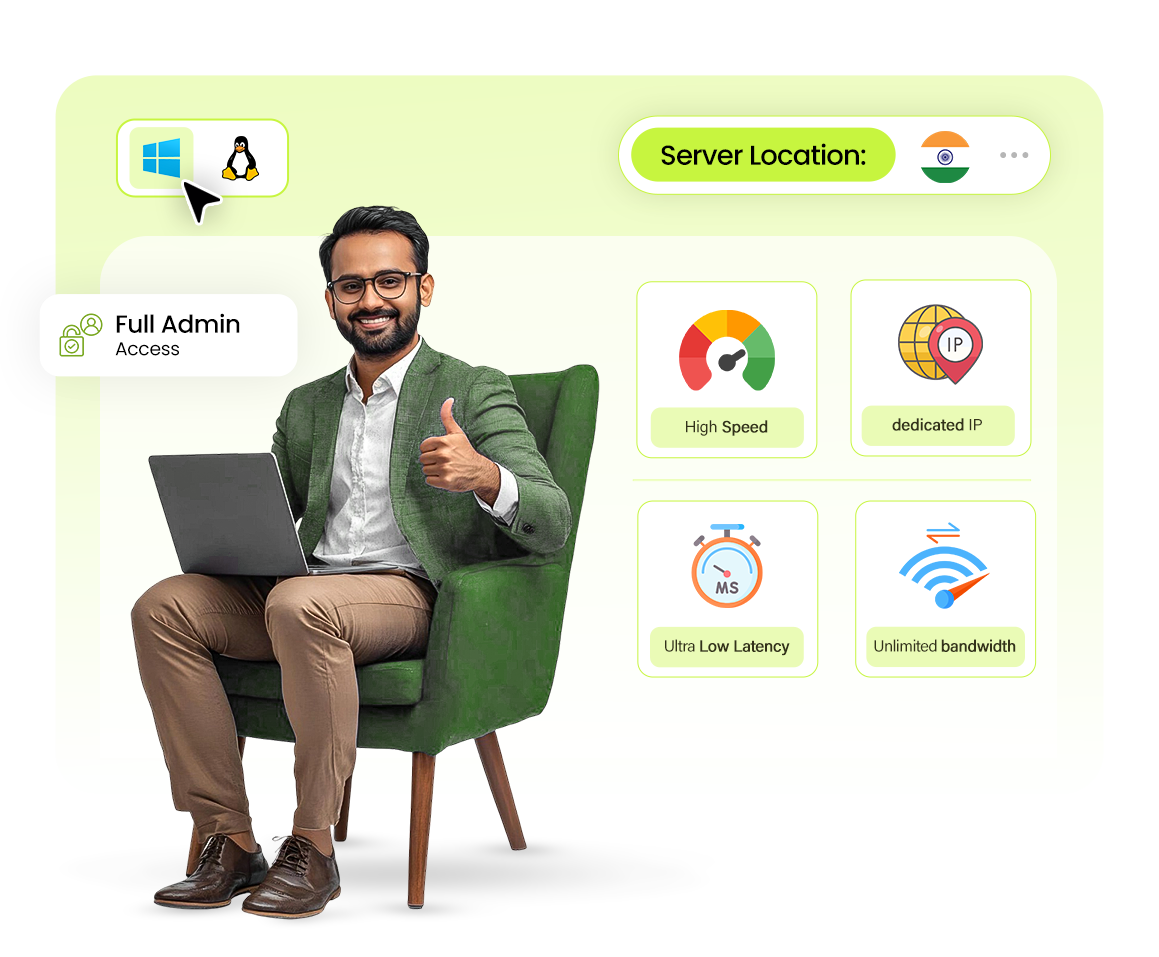 Buy Indian RDP Server With Full Admin Access | QloudRdp