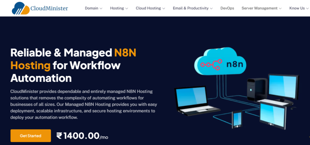 Cloudminister n8n hosting provider