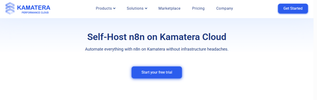 kamatera n8n hosting provider