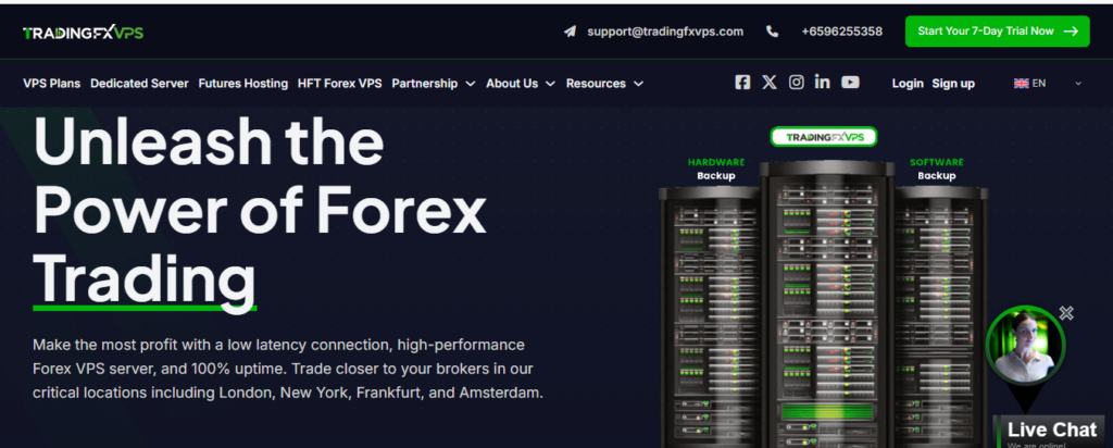 TradingFXVPS forex RDP for MT4/MT5