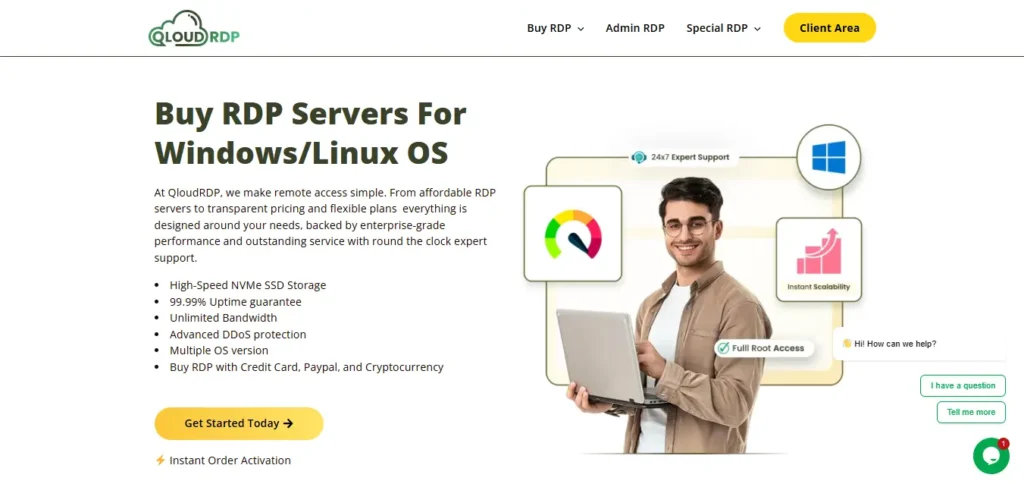 qloudrdp: best rdp for autonomous workflow