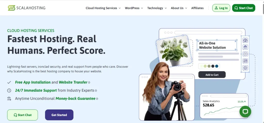 scalahosting website
