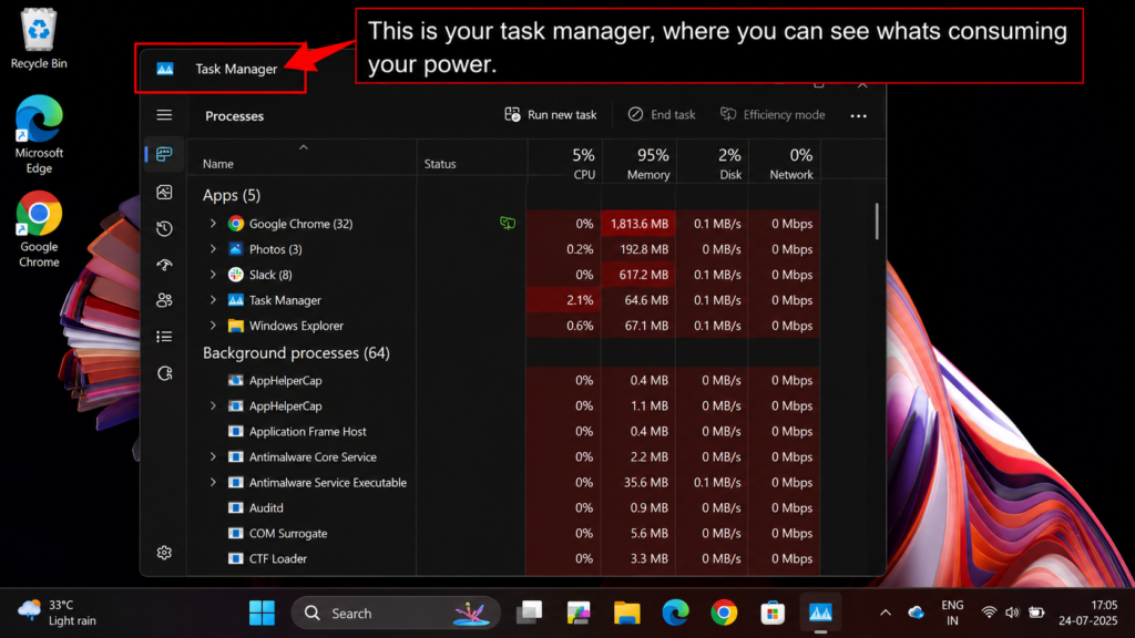 rdp cpu or ram storage