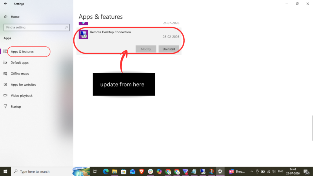 Update Your RDP Client to the Latest Version