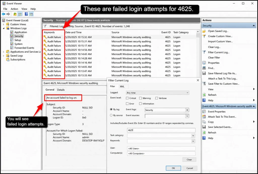 Check-Event-ID-4625-for-Failed-Login-Attempts.