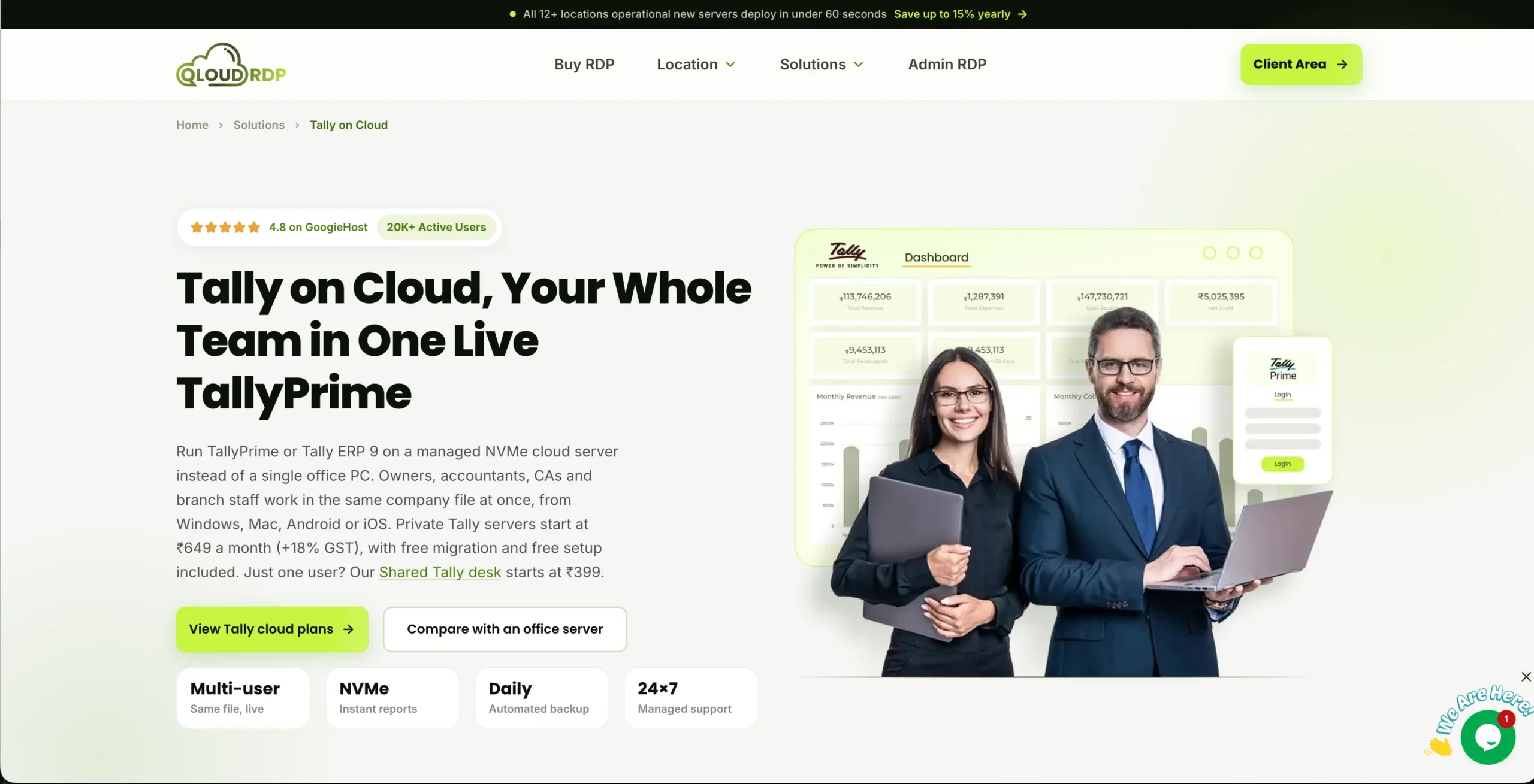 qloudrdp-tally-on-cloud-Best-Tally-Cloud-Providers-in-India